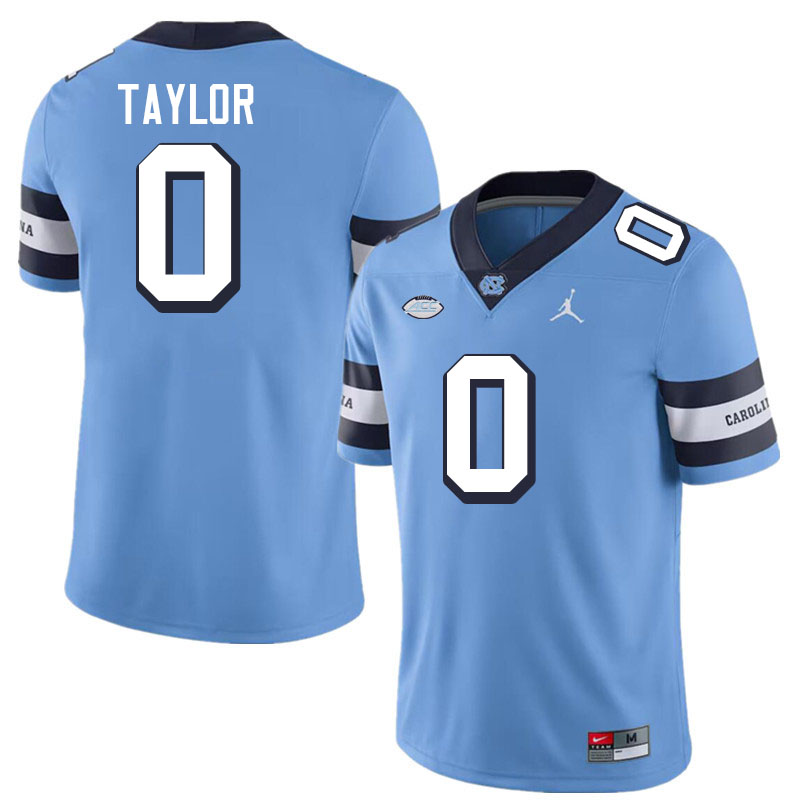 Men #0 Alex Taylor North Carolina Tar Heels College Football Jerseys Stitched-Throwback